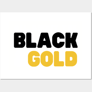 All About the Black & Gold Posters and Art